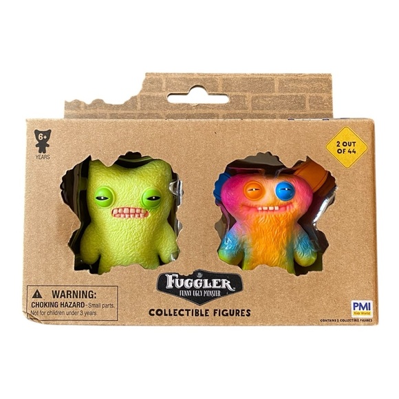 Fuggler Mini Action Figures MUNCH MUNCH Green GRIN GRIN Multi Collectible Toys - Picture 1 of 4